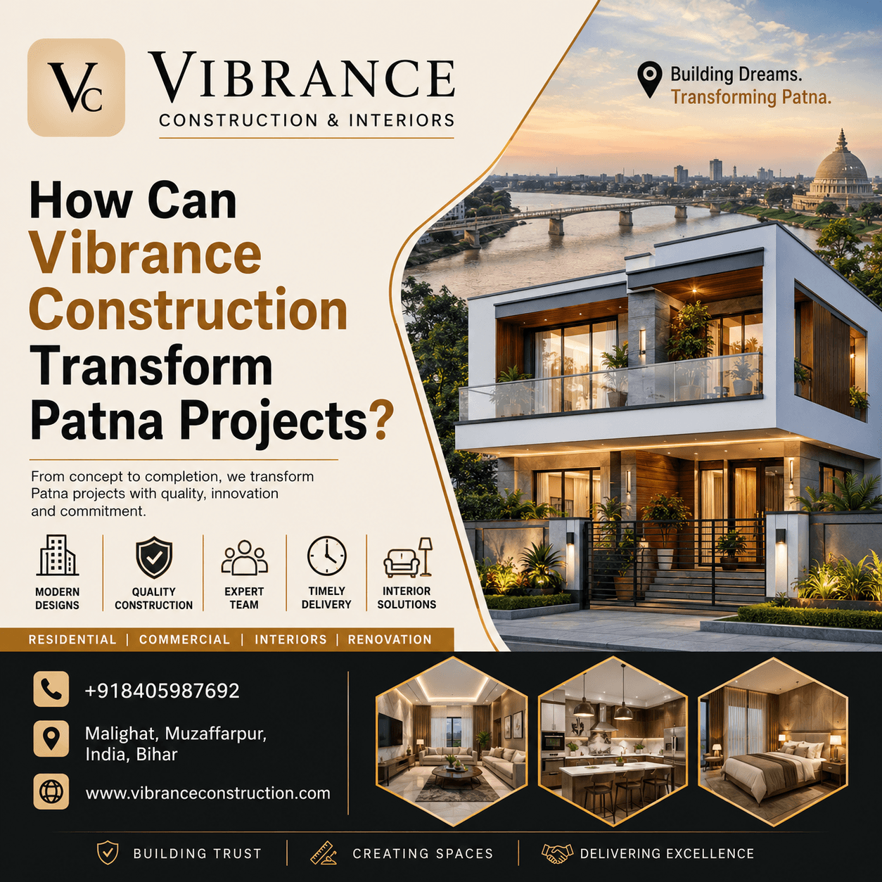 How Can Vibrance Construction Transform Patna Projects?