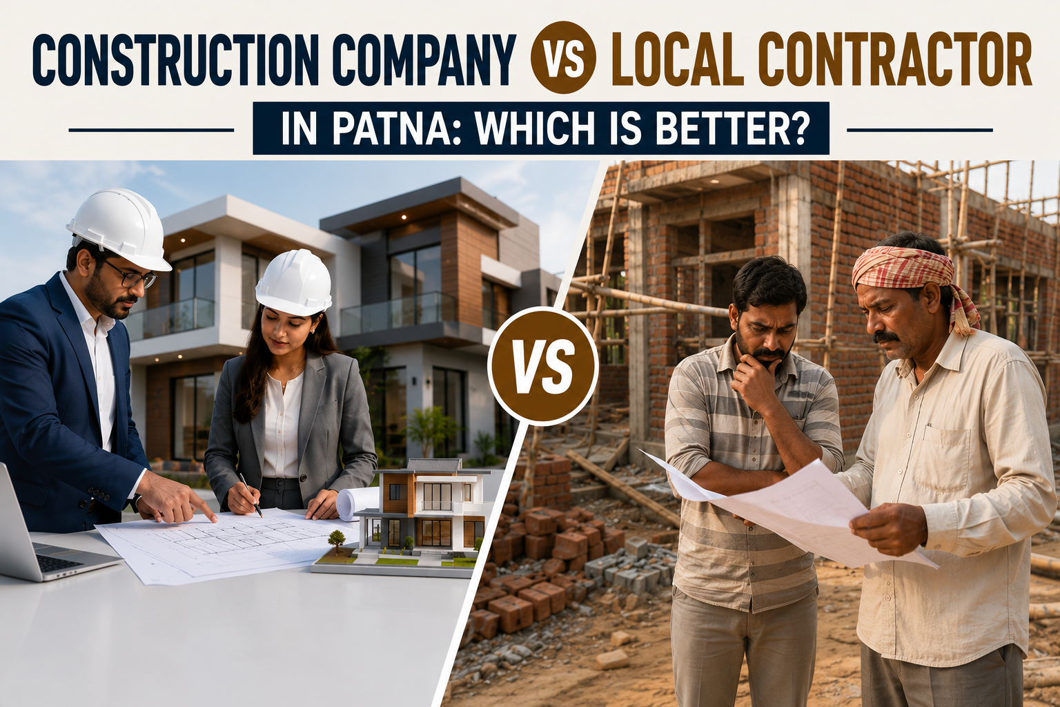 Construction Company vs Local Contractor in Patna: Which is Better?