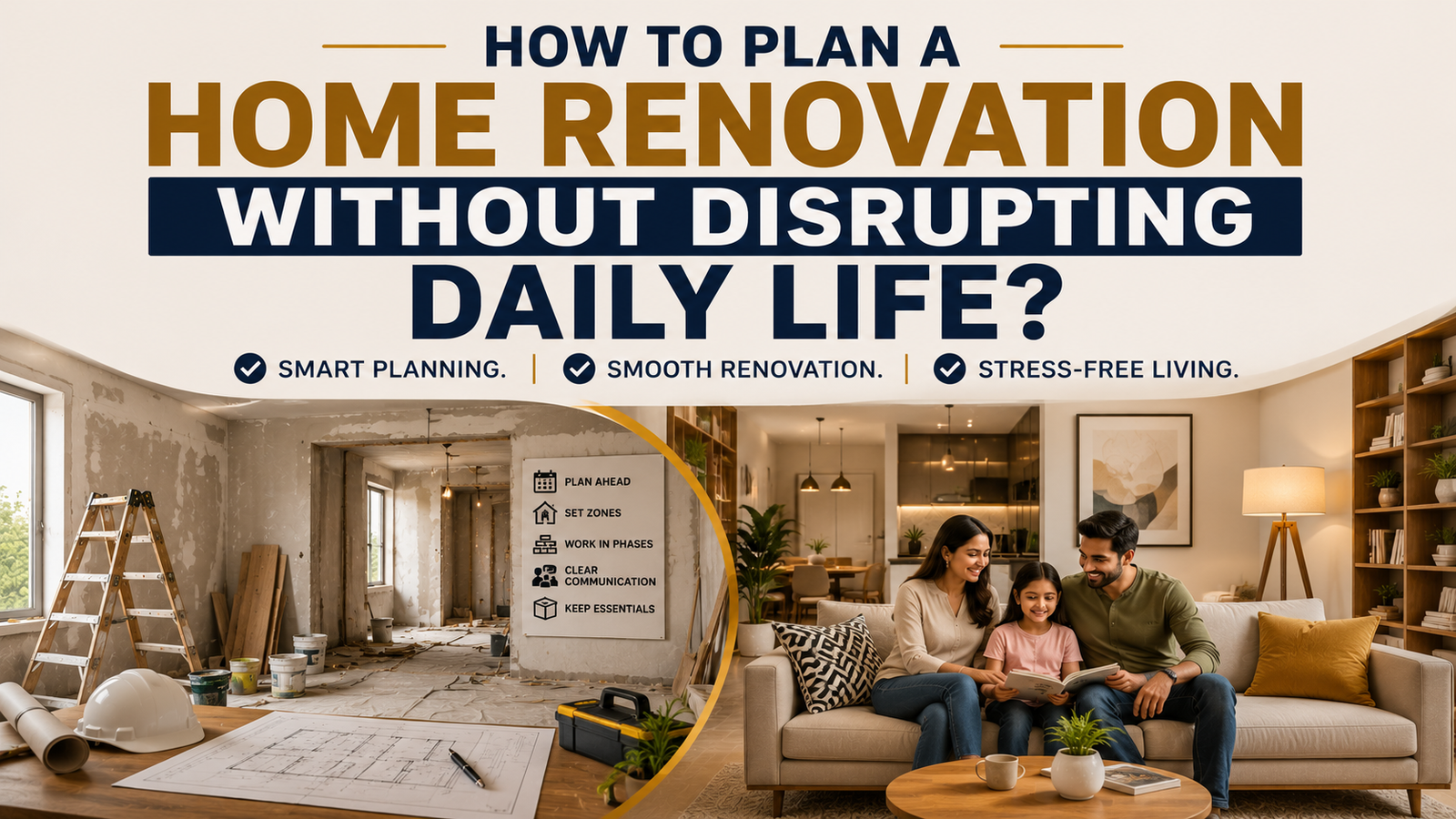 How to Plan a Home Renovation Without Disrupting Daily Life?