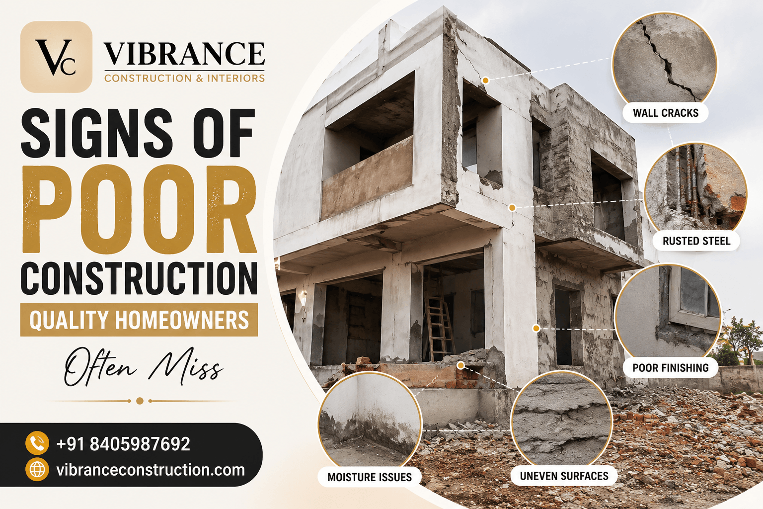 Signs of Poor Construction Quality Homeowners Often Miss